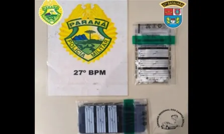 Homem é preso com porções de cocaína durante abordagem na BR-153 em União da Vitória