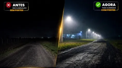 Prefeitura conclui instalação de iluminação em trecho da Rua Expedicionário Pedro Cruz