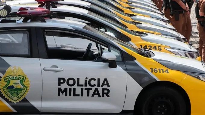 PM prende dois homens após racha e fuga no centro de General Carneiro