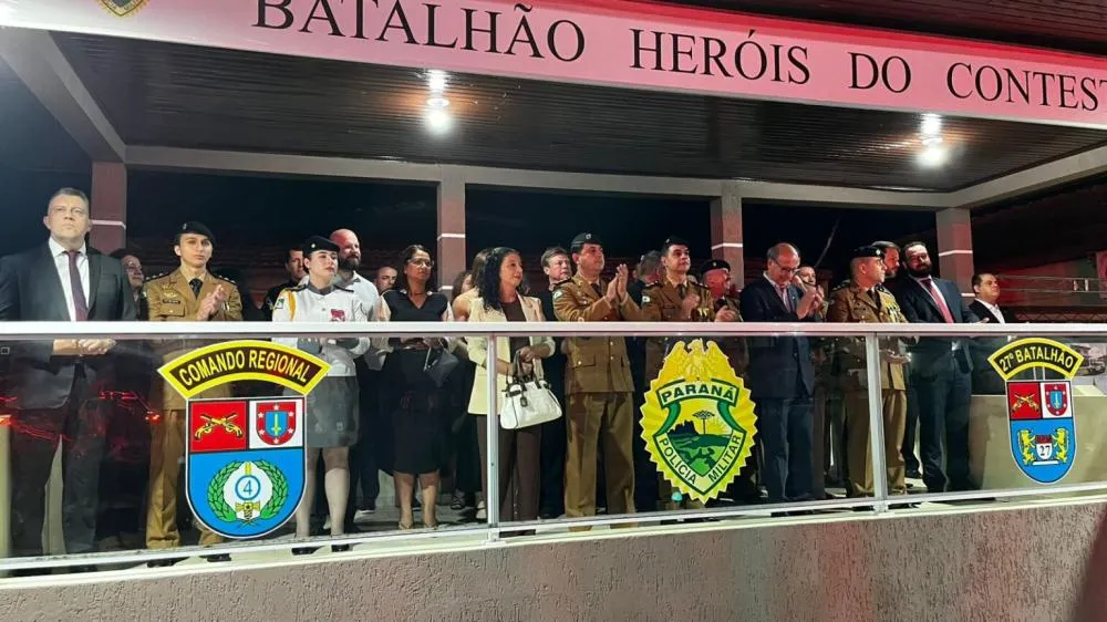 27º BPM celebra 10 anos com homenagens e reconhecimento em União da Vitória